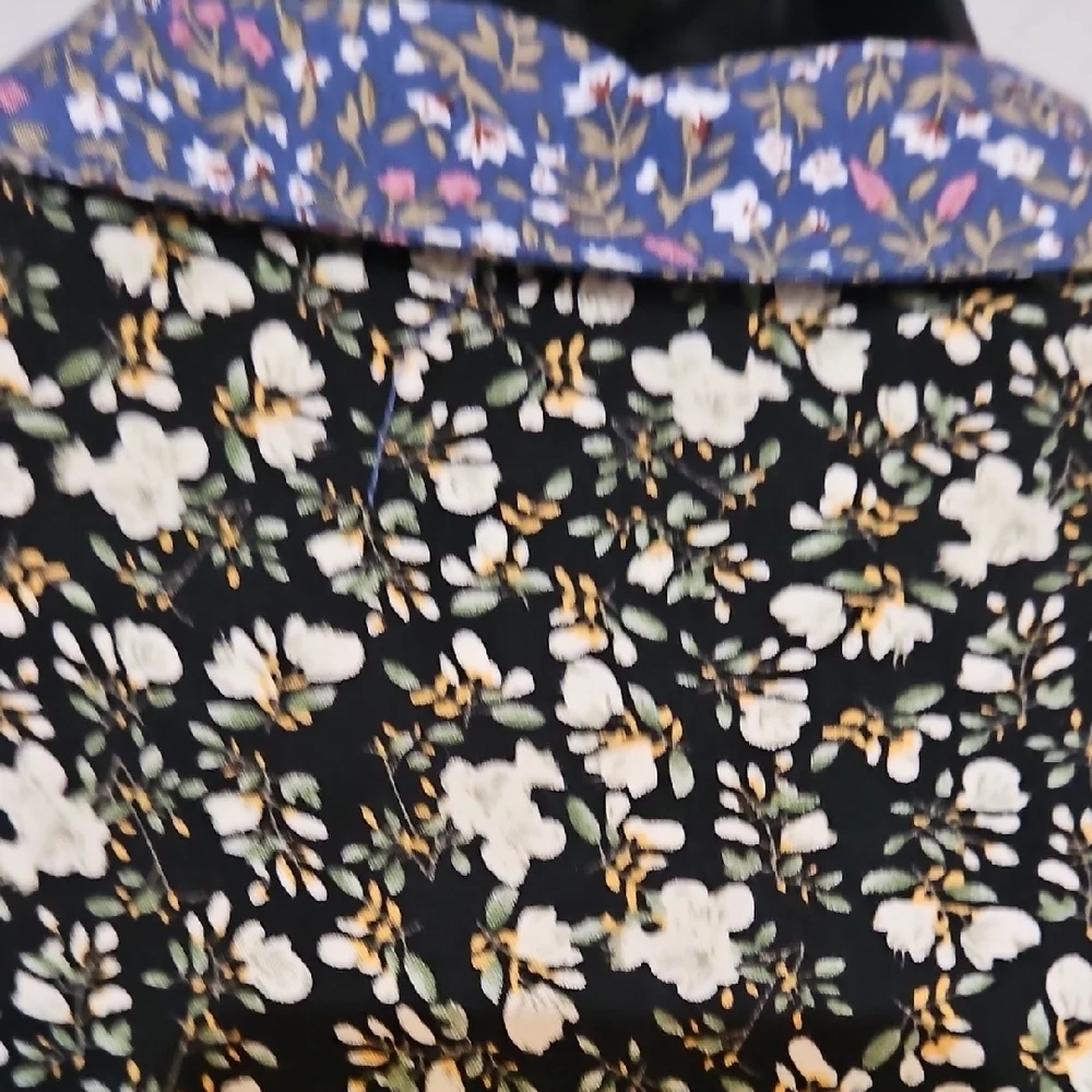 NATURAL LIFE | Women's Esme Multicolor Floral Boho Maxi Shirt Dress Duster L - Picture 10 of 12